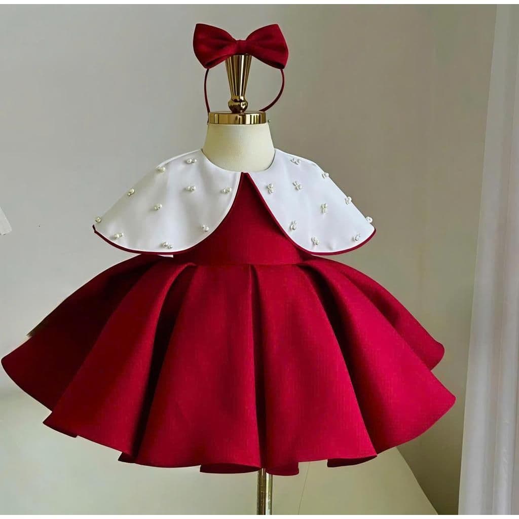 Princess Dress with Pearl Shawl + Accessory Set